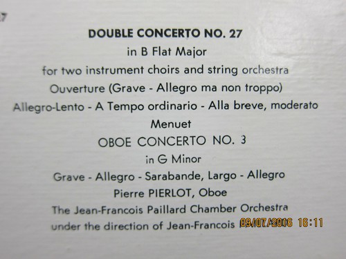 Paillard Chamber Orchestra - Händel Royal Fireworks Musik - MHS Schallplatte - Bild 4 von 4