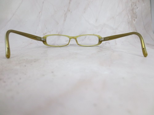 Jill Stuart Eyeglasses Frame Women's Black Yellow Full Rim Plastic Rectangular - Picture 4 of 5