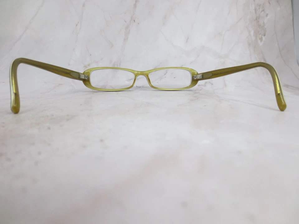 Marco de gafas para mujer Jill Stuart negro amarillo borde completo plástico rectangular Foto 4 de 4