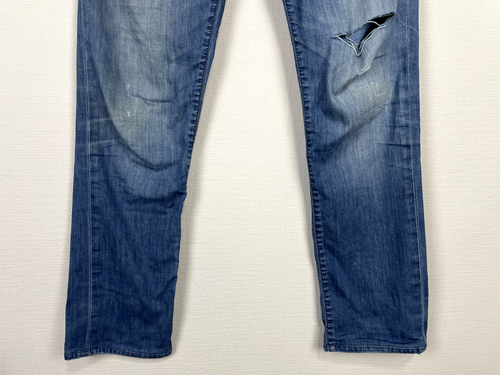 Jacob Cohen Blue Denim J688 Comfort Stretch Men's Ripped Jeans Size 32 - Picture 3 of 23
