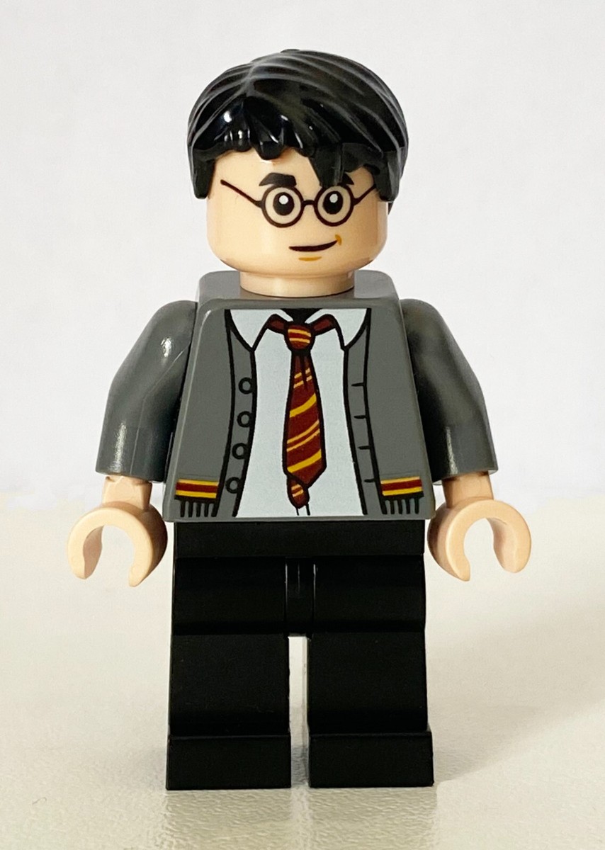 Lego Harry Potter Minifigure HP396 Harry Potter Dark Bluish Gray