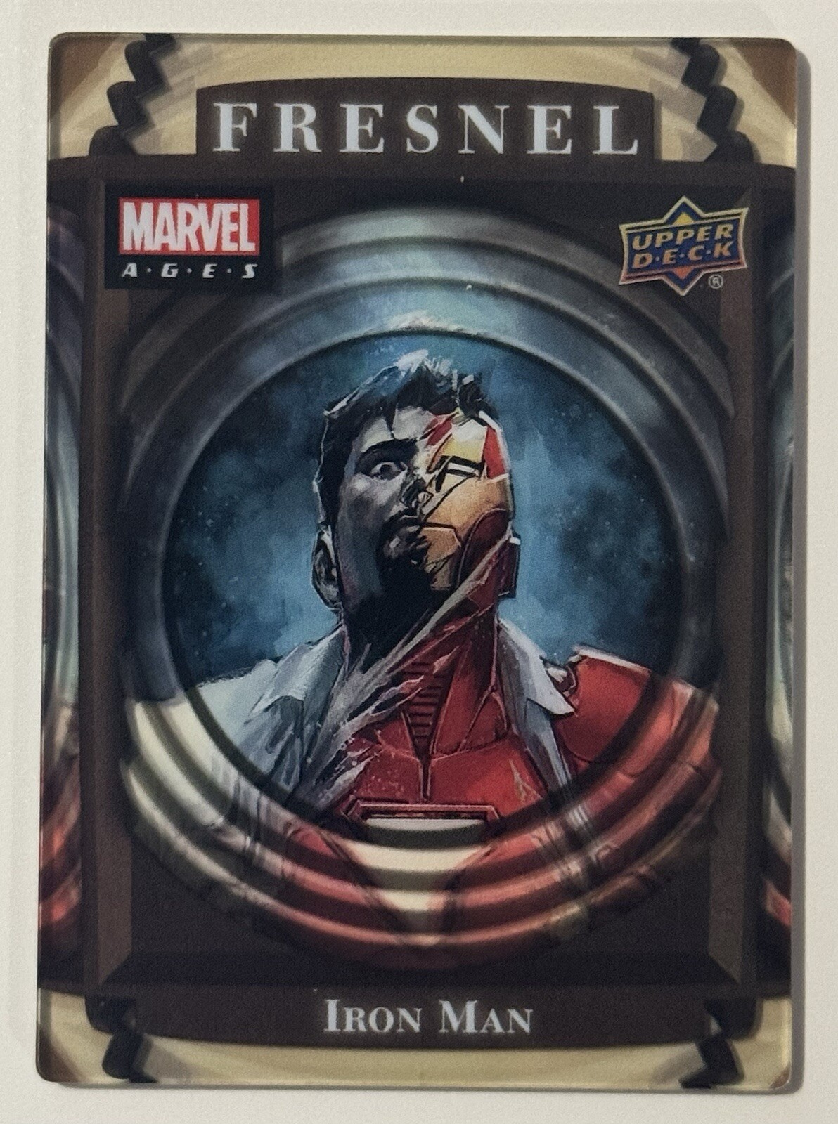 2020 Upper Deck Marvel Ages Fresnel #F-40 Iron Man SP