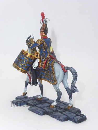 Figura de metal montada GNM Gendarme Elite Kettledrummer (dañada) - Imagen 4 de 9