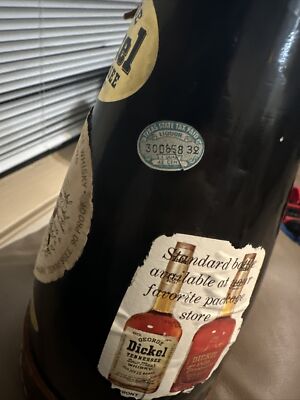 1983年 フック・アップ / コモンウェルス・ディスティラリー　陶器製デカンタ George Dickel 110th Anniversary Powderhorn Bottle (1987
