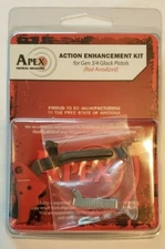 Apex Tactical 102-155 Glock Action Enhancement Red Kit Gen 3 & 4 *FAST SHIPPING*