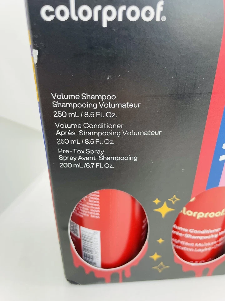 ColorProof Volume Shampoo and Conditioner 8.5 oz., Pre Tox Spray 6.7 oz. Gift Se - Image 2 of 4