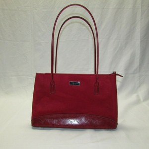 KATE-SPADE-NEW-YORK-Red-Velvet-DESIGNER-LUXURY-TOTE-PURSE-Handbag