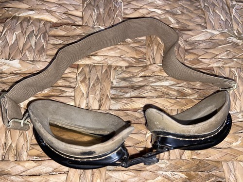 WW2 USN & USMC Pilot Clear Glass & Chrome Goggles By American Optical Excellent! - Picture 12 of 13