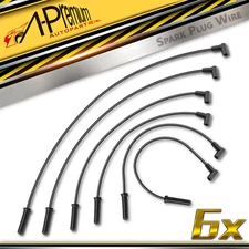 6x Spark Plug Wire Set for Chevy Impala 2000-2005 Malibu Buick Century Pontiac