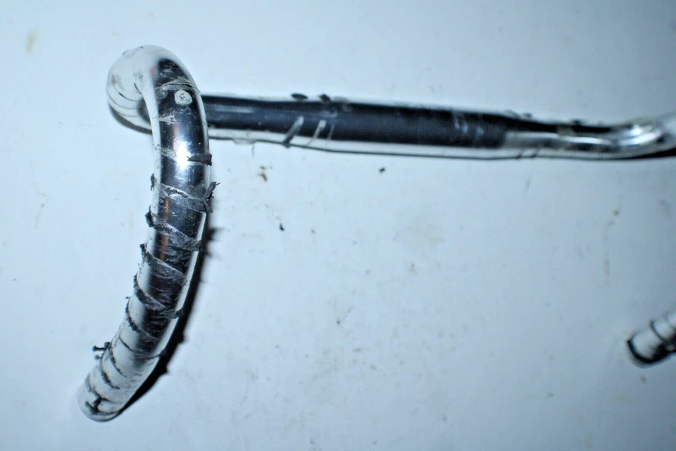 Road Bike Dropbar Handlebar Silver 31.8mm 40cm RA37A Gravel MTB Fast USA Shipper - Image 4 of 4