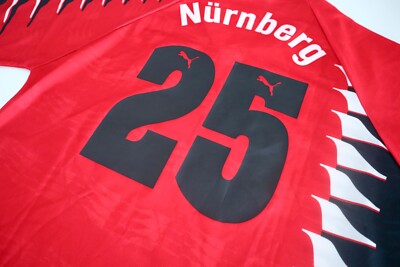 FC NURNBERG 1FCN 1994/95 PUMA Home Football Shirt XL 90s Vintage