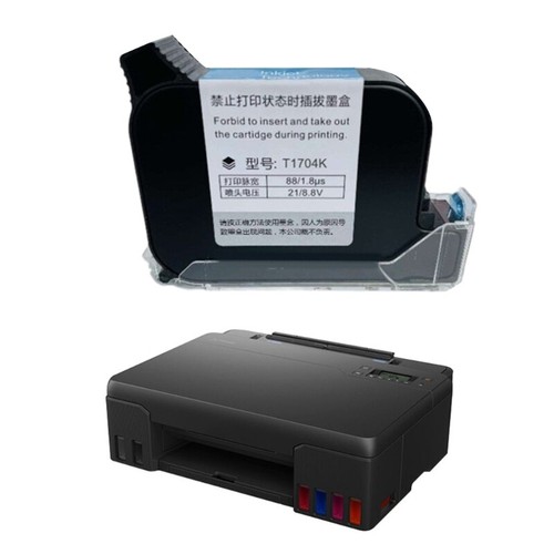 Eco Solvent Ink Cartridge T1704K Thermal Handheld Printer Ink Cartridge 600DPI - Afbeelding 2 van 8