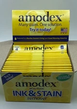 Amodex Ink & Stain Remover Trial Pack Set of 25 Single Unit Packs Non-Toxic