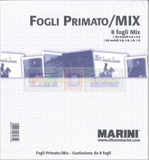 FOGLI 22 FORI MARINI "PRIMATO MIX" VENDITA DA 8 FOGLI COME DESCRIZIONE FOTO