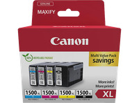 Canon PGI-1500XL Bk/C/M/Y Multipack Tintenpatrone Schwarz Cyan Magenta Gelb