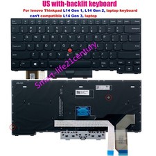 New US keyboard with-backlit for lenovo IBM Thinkpad L14,L14 gen 1 gen 2 laptop