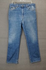 Vintage 90s Lee Genuine Jeans Men's 36x31 Blue Med Wash Fade Union Tag Made USA