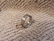 NORTH DAKOTA State 90 Silver Proof Washington Quarters coin ring 7 1/2 2006 