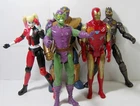 Mixed Lot of 5  12" Marvel & DC Titan Action Figures Iron Man Thanos Harley