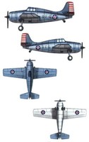 Trumpeter 06202 - 1:350 Grumman F4F-4 Wildcat - Neu