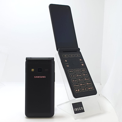 Samsung Folder2 SM-G1650 Dual Sim - 16GB Schwarz Entsperrt - Makellos Klasse A+