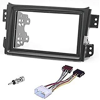 PH 3/283 Mascherina con foro ISO colore Antracite Opel Agila-Signum- Vectra>04-Corsa>06