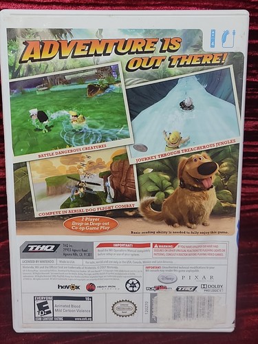 Up (Nintendo Wii, 2009) Disney Pixar Complete Tested videogame GAMER - Picture 2 of 4