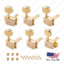 Split Shaft 8mm Vintage Guitar Tuning Pegs Tuners Machine Heads For Strat Tele