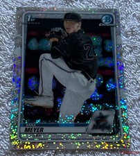 2020 Bowman Draft MAX MEYER #BD-50 Sparkle Refractor Miami Marlins