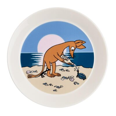 Arabia Moomin Classic Plate Dish 19cm Sniff Blue Tableware Present Japan New