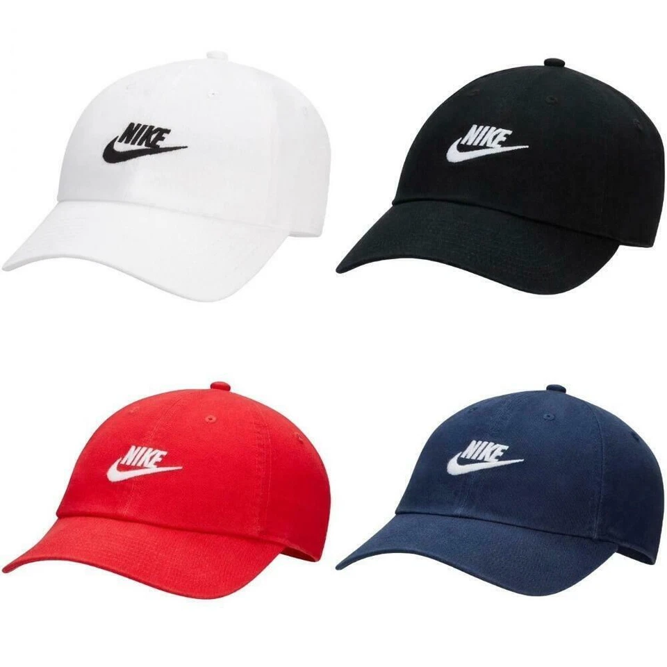 Nike Men's Hat Unstructured Futura Wash Nike Club Adjustable Logo Cap