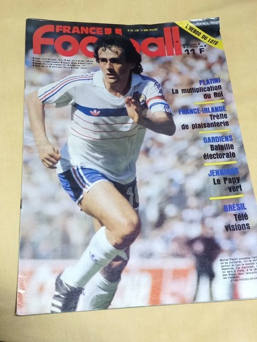 France Football 1985, PLATINI . FC NANTE REVUE DE SPORT