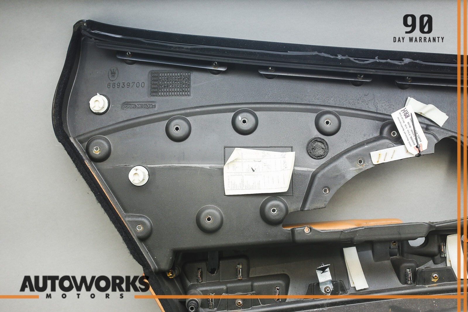 03-13 Maserati Quattroporte M139 Rear Right Side Interior Door Panel OEM