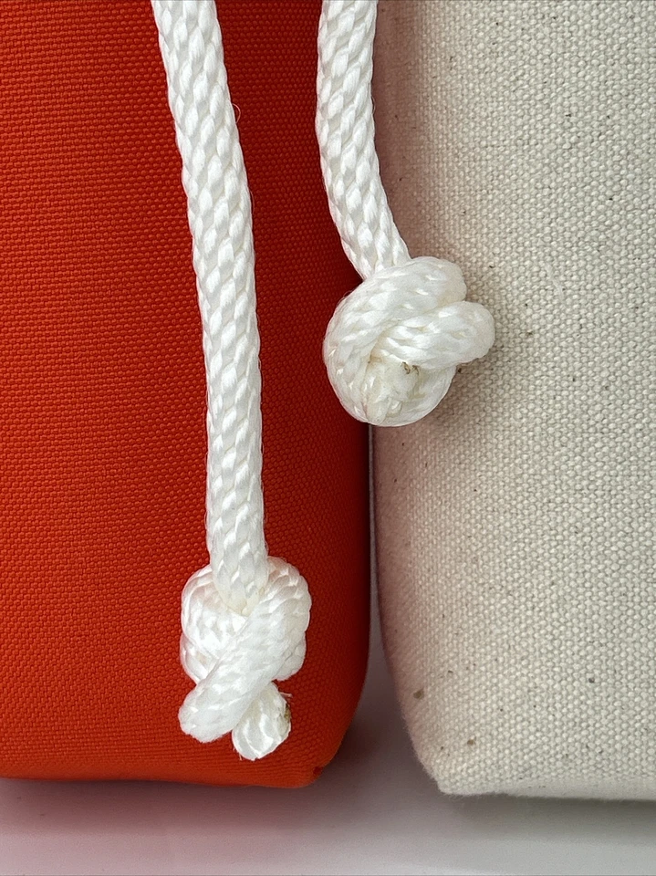 Retriev-R-Trainer 12" Canvas Launcher Dummies w Rope Dog Training Golden LOT 3 - Image 3 of 4