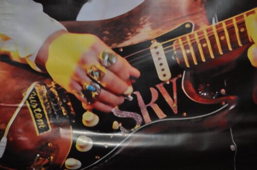 Stevie Ray Vaughn "VINYL POSTER" 38 3/4" X 27 1/4" RARE - Picture 4 of 11