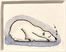 Originelle Aquarellbilder Eisbär