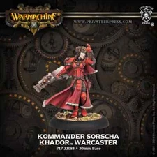 WARMACHINE-Khador: Kommander Sorscha Warcaster [PIP 33083]