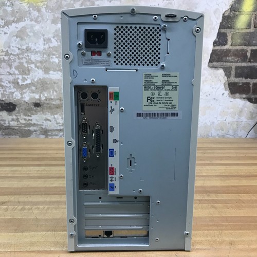 eMachines eTower 366i PC Retro Gaming Celeron 366MHz 32MB RAM (Windows 98) - Bild 10 von 12