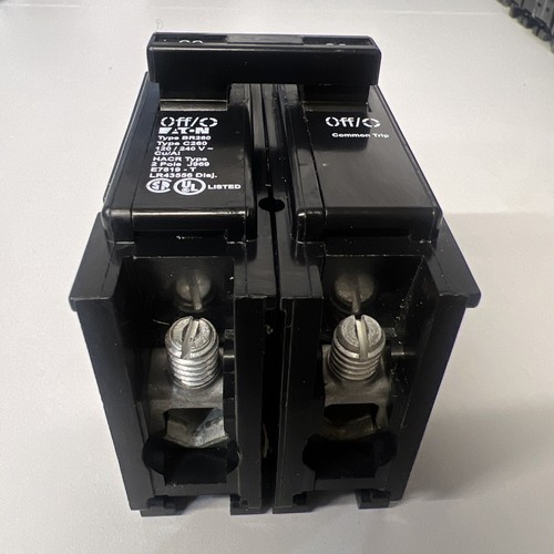 Eaton BR260 60Amp Double Pole Standard Trip Circuit Breaker Cutler Hammer - Picture 2 of 2