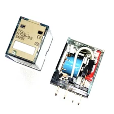 1PCS MY2N-D2 24VDC Intermediate Relay 8Pins New