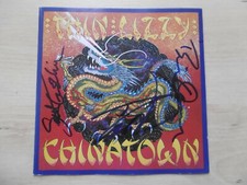 Thin Lizzy autographs signed CD booklet "Chinatown"