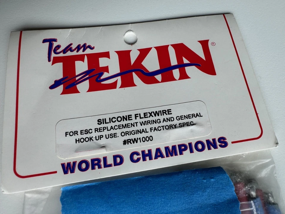 Vintage Tekin RW1000 Silicone Flex Wire For RC ESC Motor Etc - Image 2 of 4