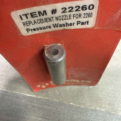 Northern Tool Replacement Nozzle for Pressure Washer 2260 PN 22260 NOS - Picture 3 of 5