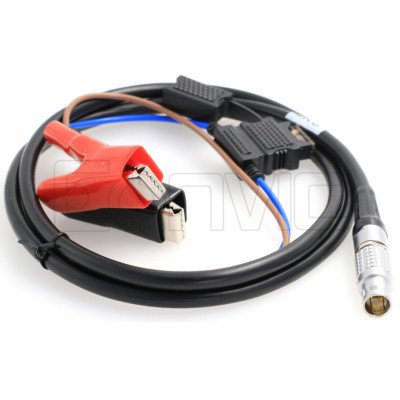 CHC GPS RTK DL3 DL5 DL5-B MK3 Radio Power Cable 2B 2 Pin to Car Battery
