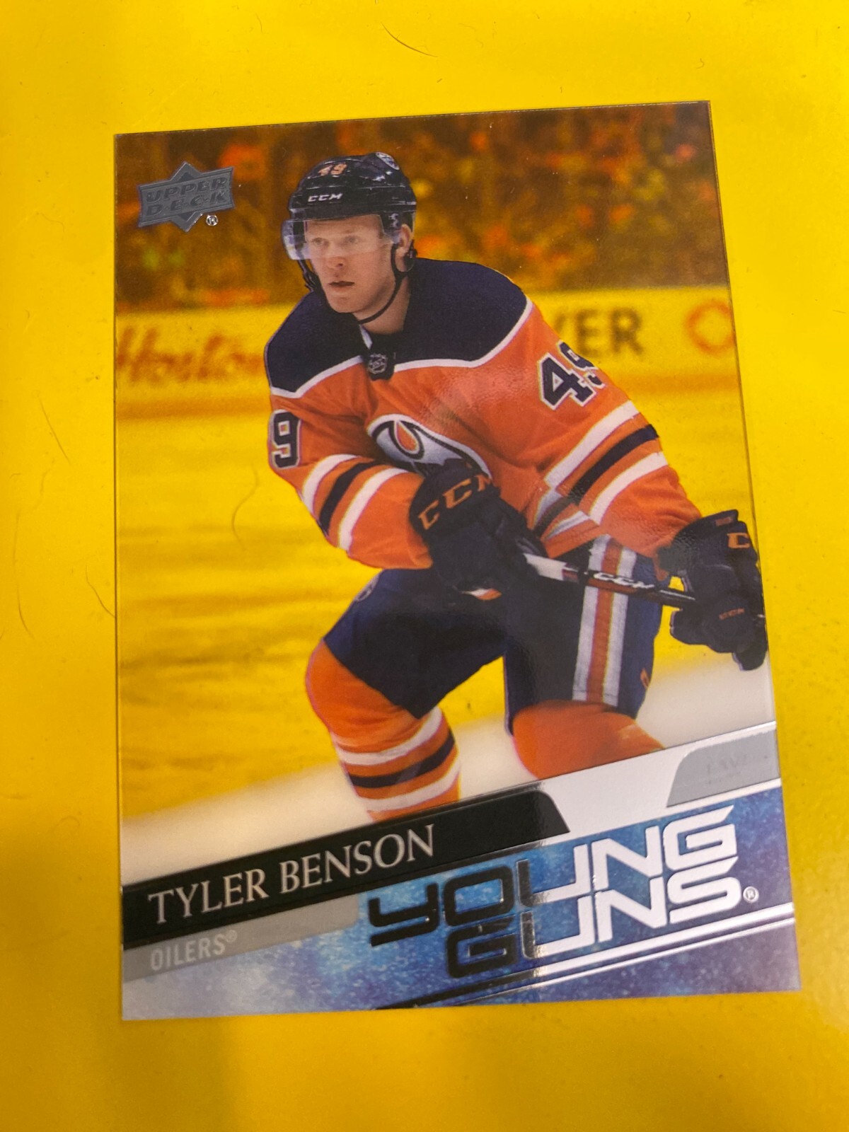 RS20388 2020-21 Upper Deck Clear Cut Parallel #218 Tyler Benson YG YOUNG GUNS RC