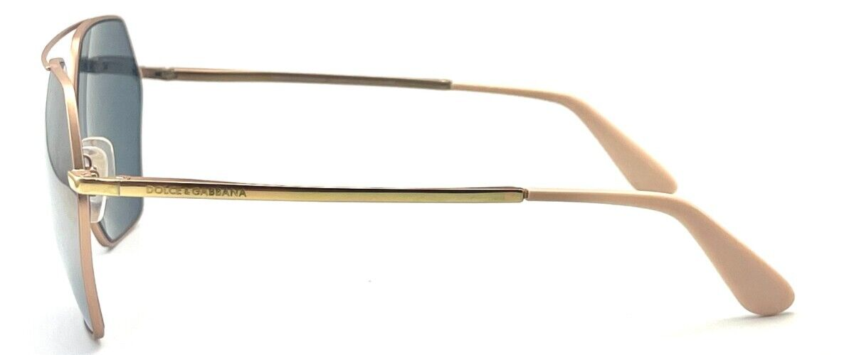 NEW DOLCE & GABBANA DG 2157 1294/5R GOLD SUNGLASSES 59-15 140 | eBay