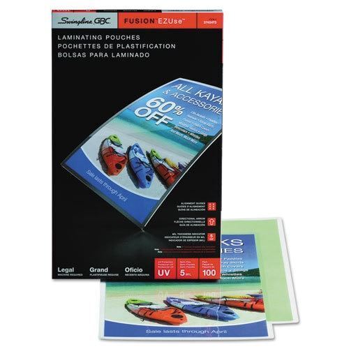 Ezuse Thermal Laminating Pouches, 5 Mil, 9" X 14.5", Gloss Clear, 100/box - Picture 1 of 1