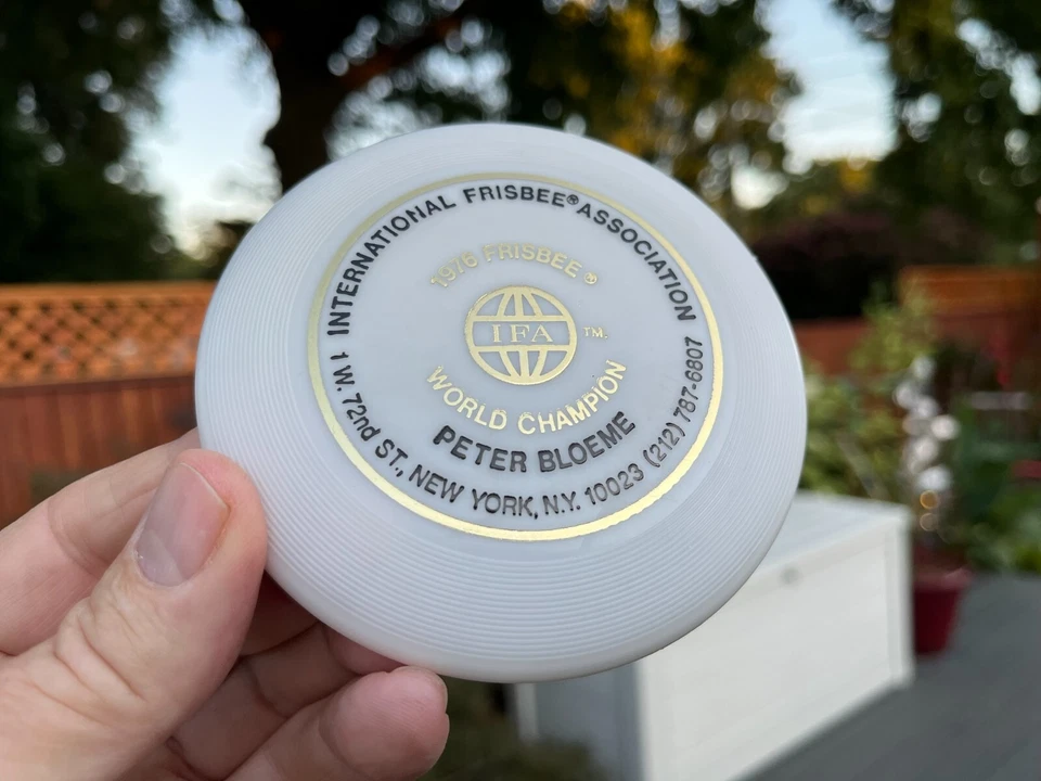 Peter Bloeme MINI Disc Golf Frisbee #414 (Decades Old) (Free Innova Pin) Wham-O - Image 4 of 4