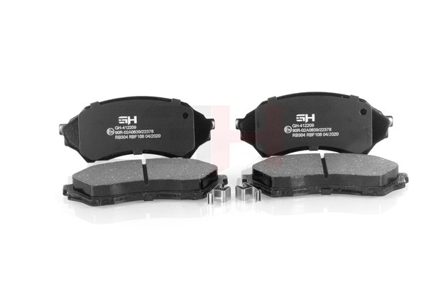 GH Bremsbelagsatz Scheibenbremse Vorderachse FüR Mazda 323 F VI BJ 1.5 16V-image