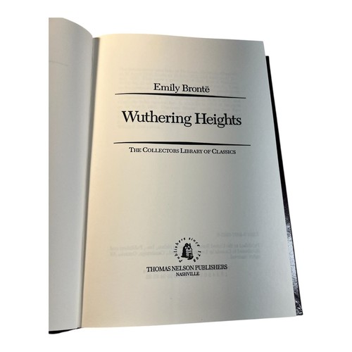 Moby Dick & Wuthering Heights Leather Bound Collectors Library Classics Set By T - Picture 6 of 10